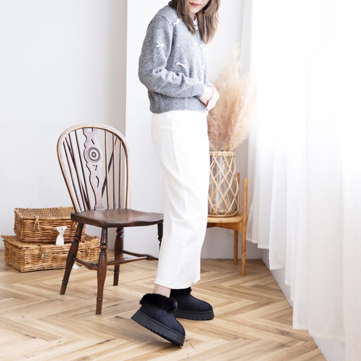 厚底ムートンスリッポン | attagirl  | 詳細画像20 
