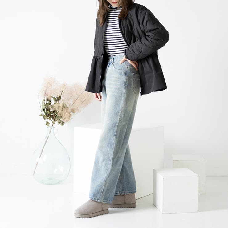 リブニットムートンブーツ | attagirl  | 詳細画像24 