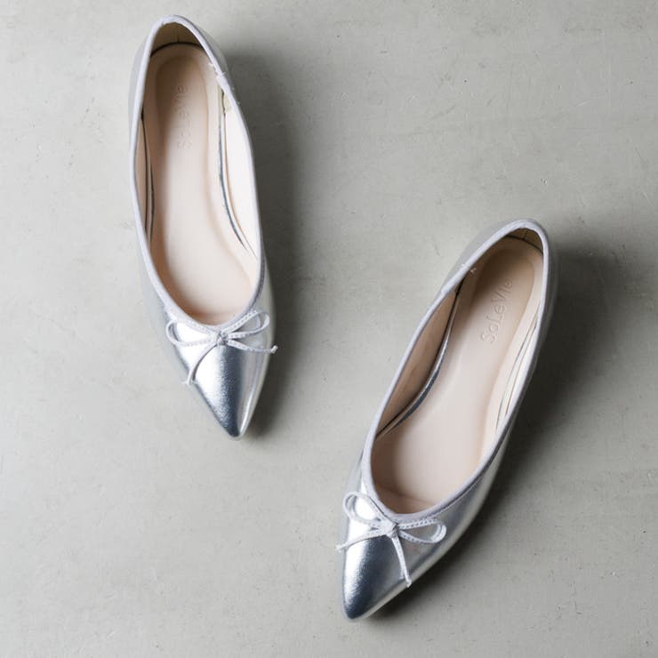 ポインテッドトゥリボンフラットシューズ | attagirl  | 詳細画像5 