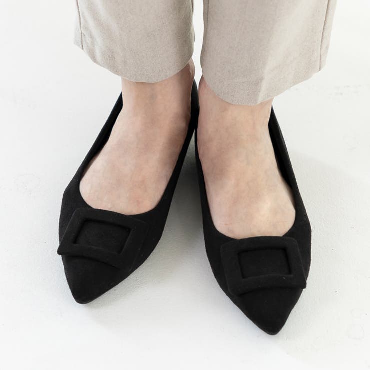 スクエアバックルフラットシューズ | attagirl  | 詳細画像21 