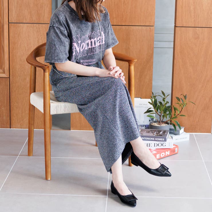 スクエアバックルフラットシューズ | attagirl  | 詳細画像28 