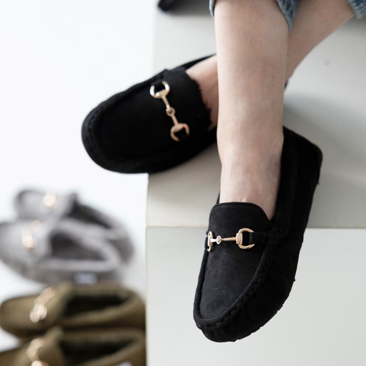 もこもこファー モカシンビットローファー | attagirl  | 詳細画像10 