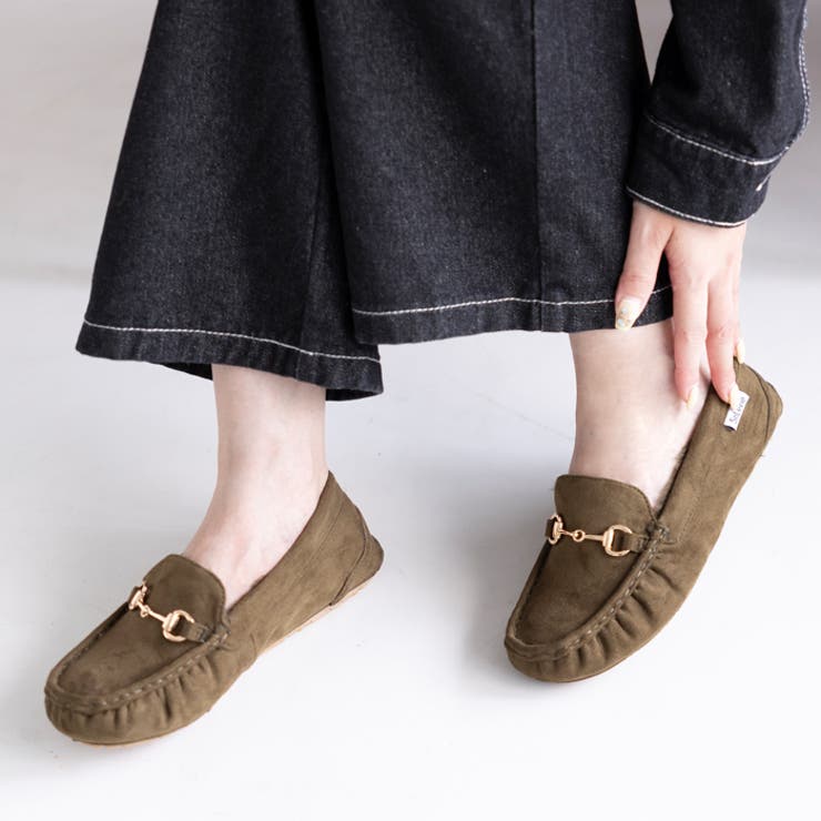 もこもこファー モカシンビットローファー | attagirl  | 詳細画像18 