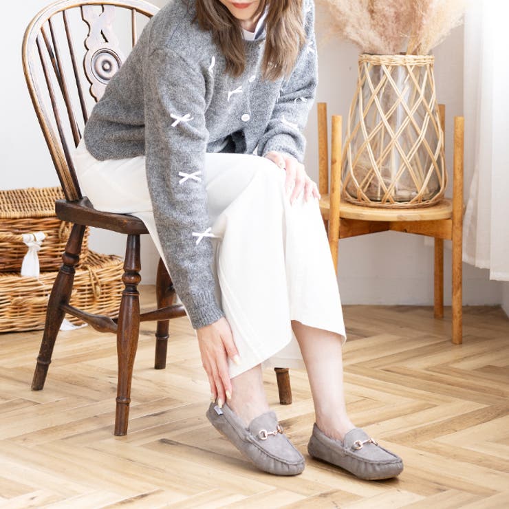 もこもこファー モカシンビットローファー | attagirl  | 詳細画像35 