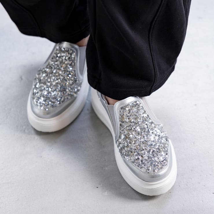 厚底スパンコールスリッポンスニーカー | attagirl  | 詳細画像13 