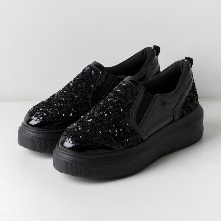 厚底スパンコールスリッポンスニーカー | attagirl  | 詳細画像2 