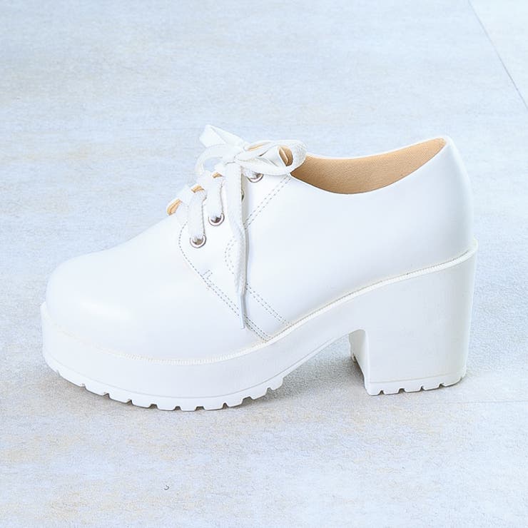 秋冬の新色♪7.5cm ヒール 厚底 ハイヒール レースアップ シューズ | attagirl  | 詳細画像4 