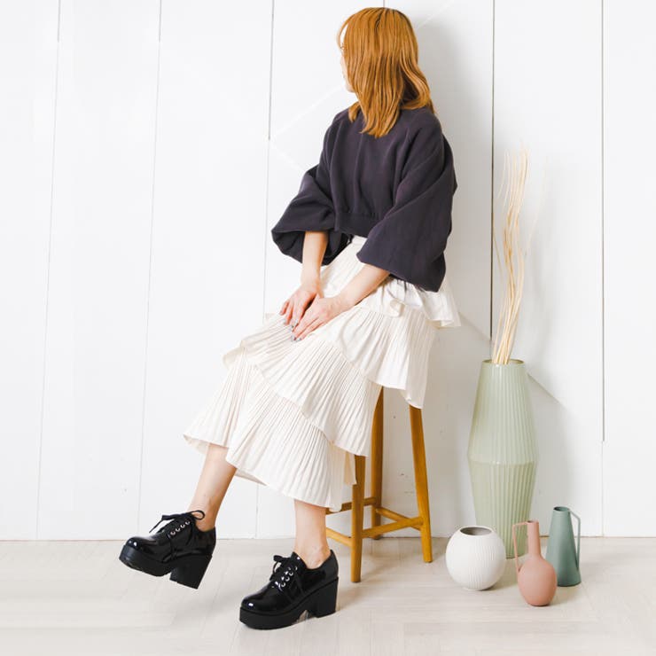 秋冬の新色♪7.5cm ヒール 厚底 ハイヒール レースアップ シューズ | attagirl  | 詳細画像36 