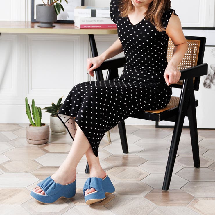 サテンシャーリングミュールサンダル | attagirl  | 詳細画像30 