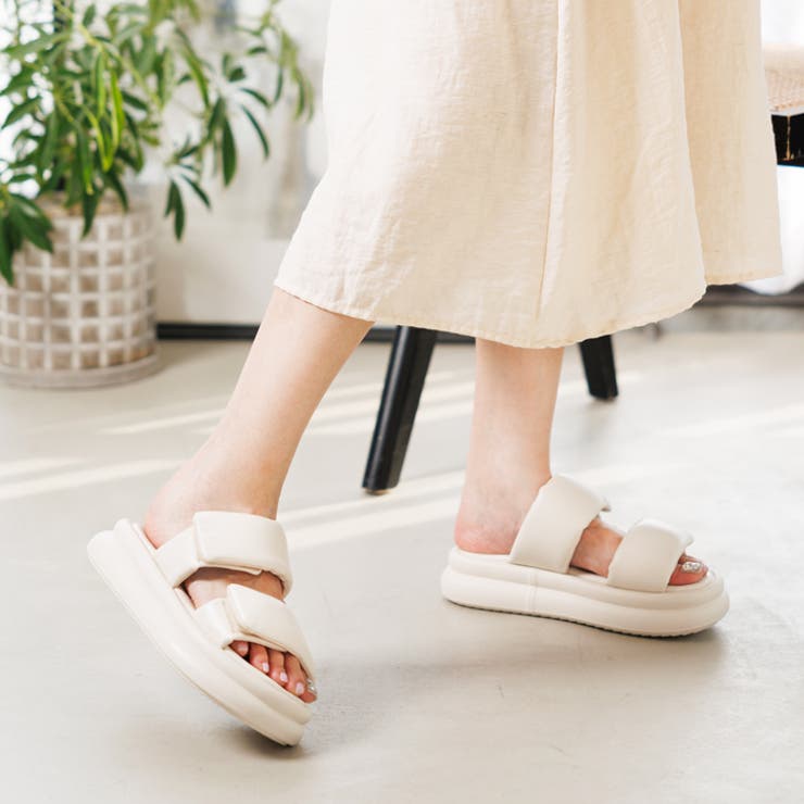 パデットベルトミュールサンダル | attagirl  | 詳細画像10 