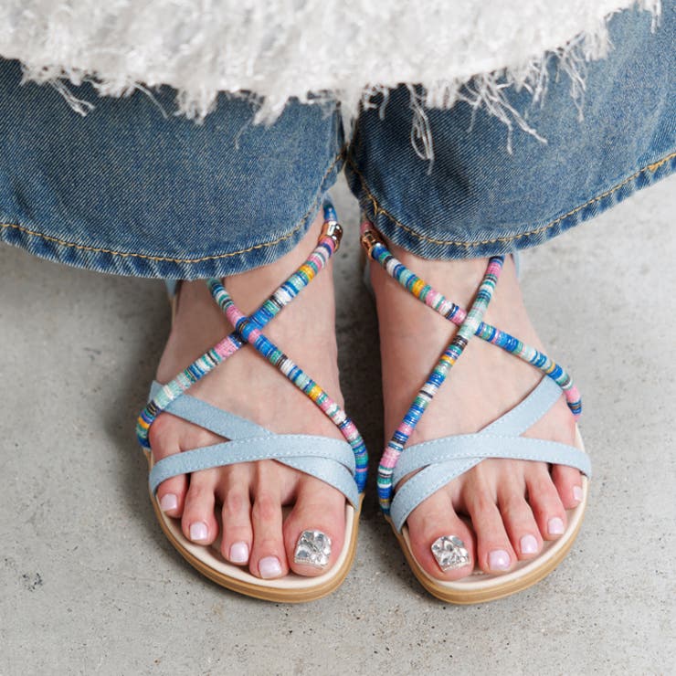 ブルースエード | フラットソールサンダル | attagirl 