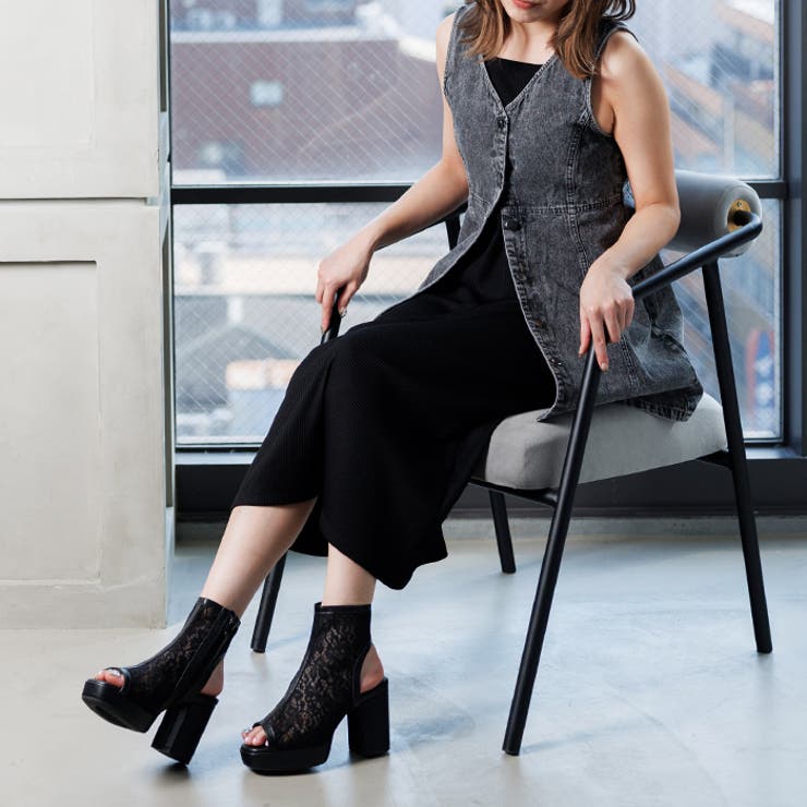 厚底メッシュブーツサンダル | attagirl  | 詳細画像42