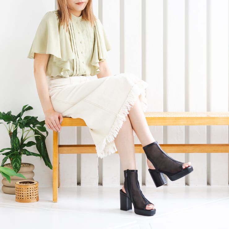 厚底メッシュブーツサンダル | attagirl  | 詳細画像55