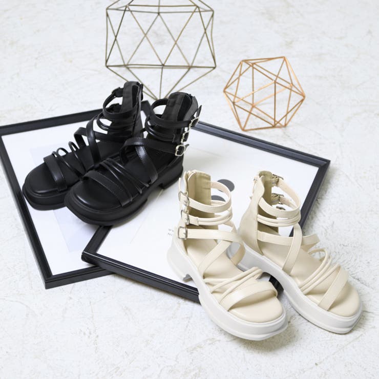 厚底マルチストラップブーツサンダル | attagirl  | 詳細画像7 