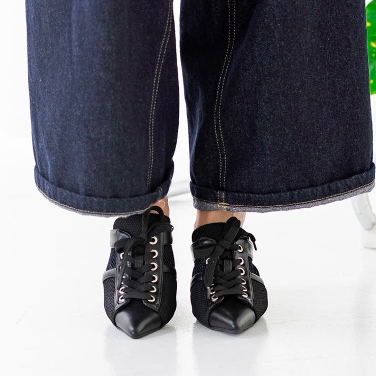 レースアップミュールパンプス | attagirl  | 詳細画像12 