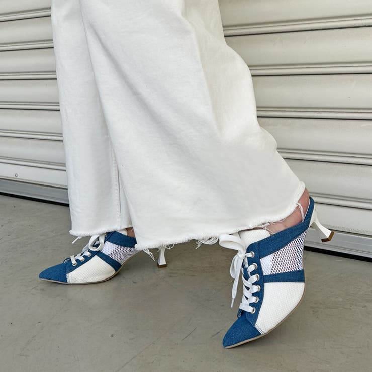 レースアップミュールパンプス | attagirl  | 詳細画像16 