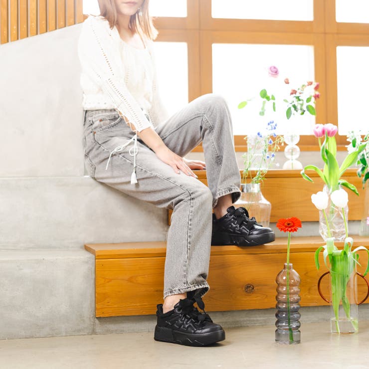 厚底ダブルリボンスニーカー | attagirl  | 詳細画像20 