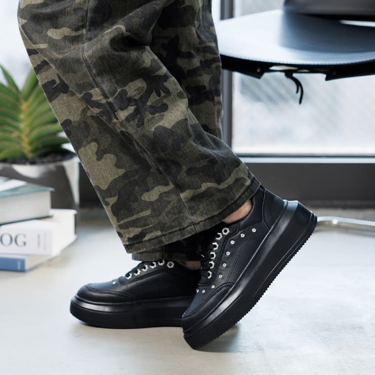 厚底ストーンデザインスニーカー | attagirl  | 詳細画像11 