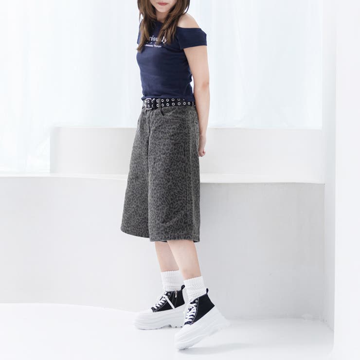 厚底キャンバスハイカットスニーカー | attagirl  | 詳細画像18 