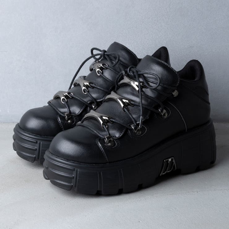 厚底メタルプレートシューズ | attagirl  | 詳細画像2 