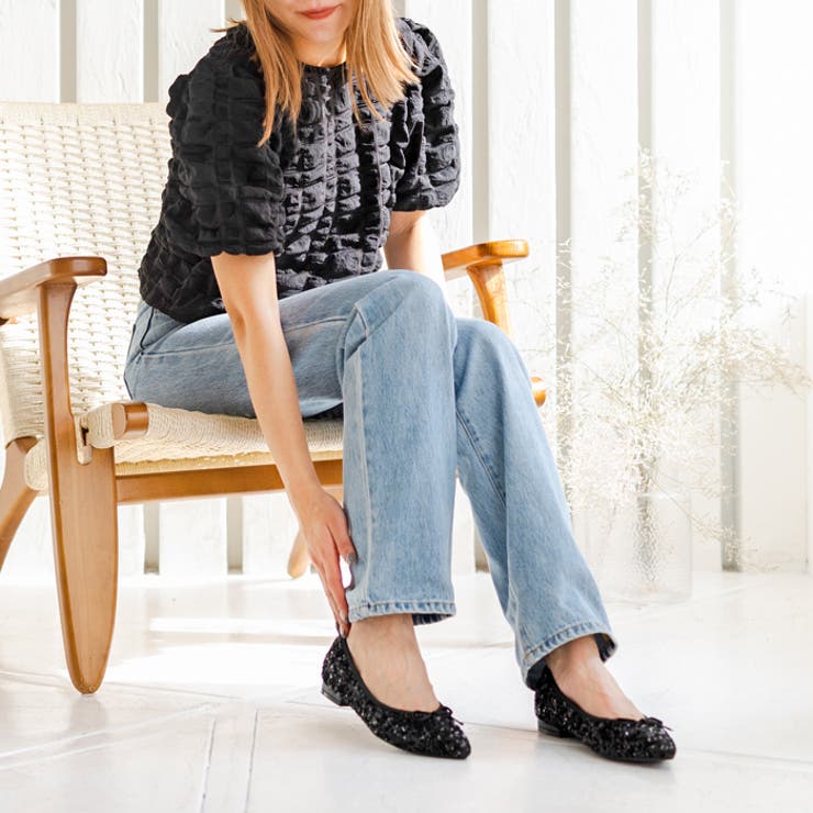 ポインテッドトゥリボンフラットシューズ | attagirl  | 詳細画像27 