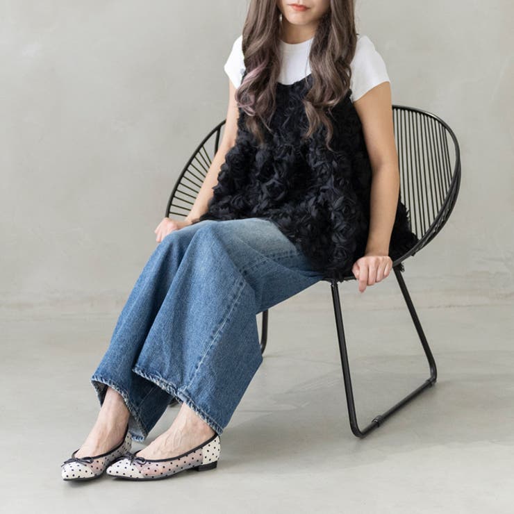 ポインテッドトゥリボンフラットシューズ | attagirl  | 詳細画像59 