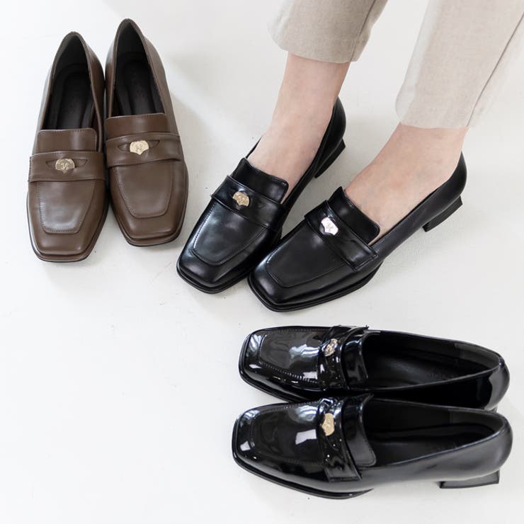 ヒールコインローファー | attagirl  | 詳細画像4 