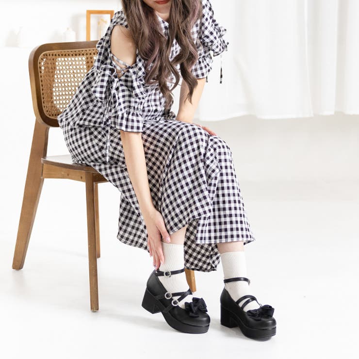 厚底リボン付き3WAYパンプス | attagirl  | 詳細画像30 