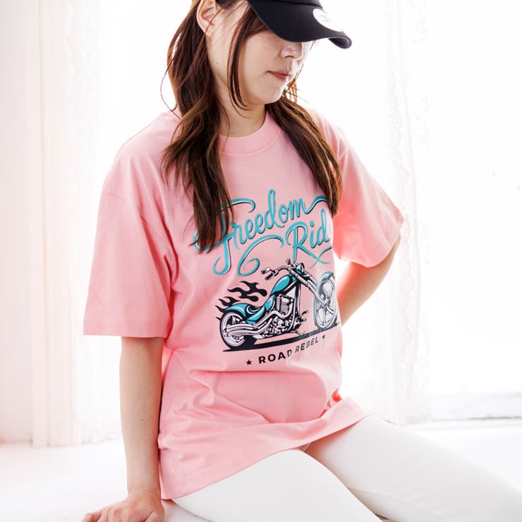 オーバーサイズバイクプリントTシャツ | attagirl  | 詳細画像11 