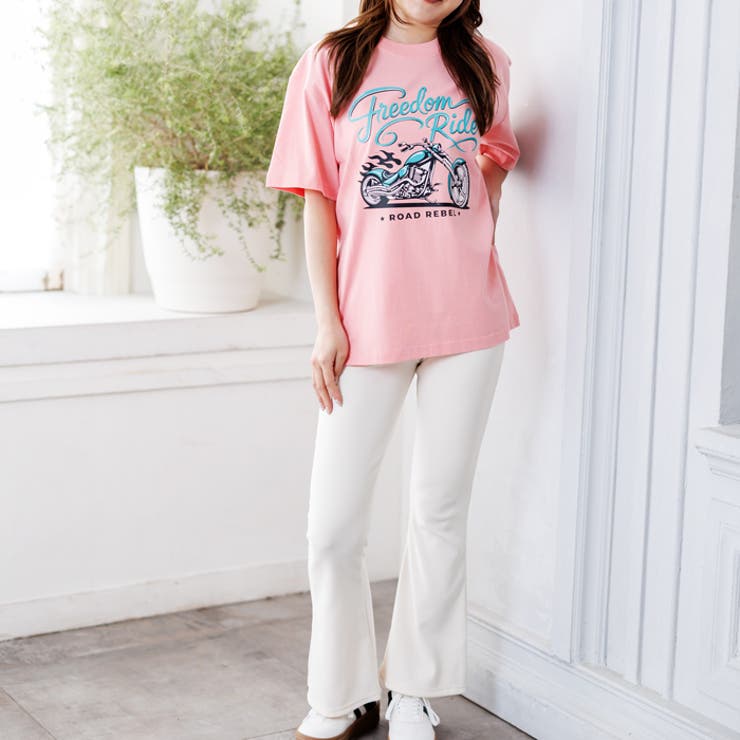 オーバーサイズバイクプリントTシャツ | attagirl  | 詳細画像12 
