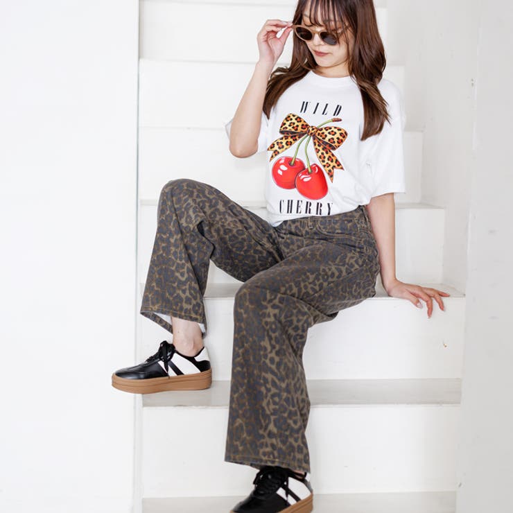 オーバーサイズチェリープリントTシャツ | attagirl  | 詳細画像13 