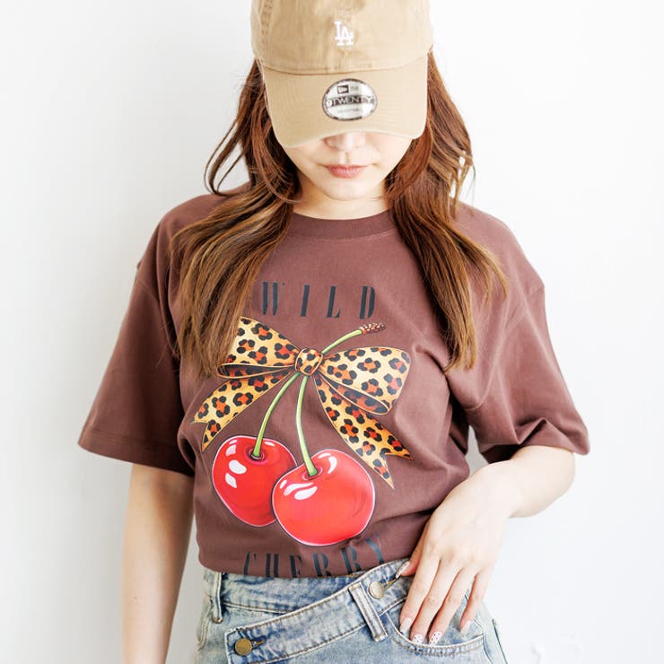 オーバーサイズチェリープリントTシャツ | attagirl  | 詳細画像14 