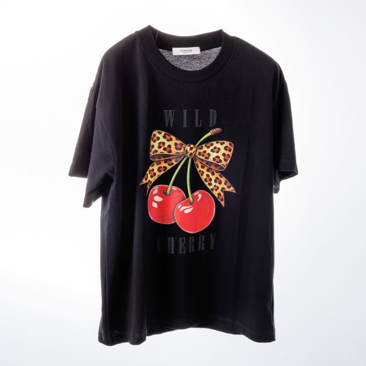 オーバーサイズチェリープリントTシャツ | attagirl  | 詳細画像2 