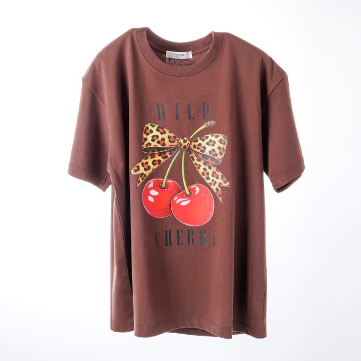 オーバーサイズチェリープリントTシャツ | attagirl  | 詳細画像4 