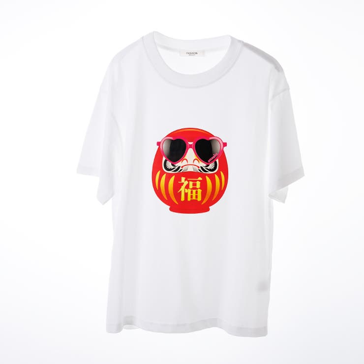 オーバーサイズダルマプリントTシャツ | attagirl  | 詳細画像3 