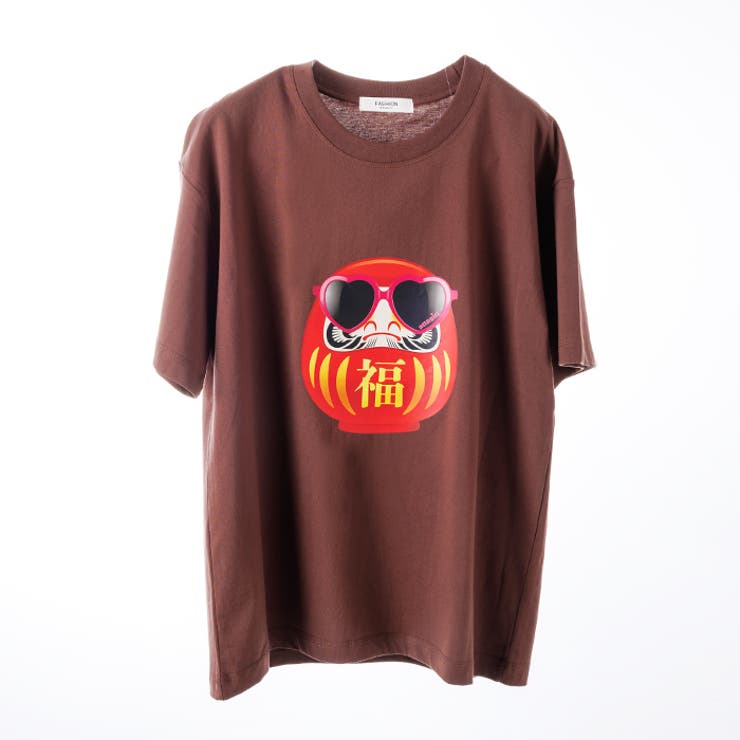 オーバーサイズダルマプリントTシャツ | attagirl  | 詳細画像4 