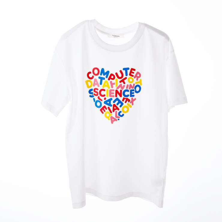 アイスシルクハートプリントTシャツ | attagirl  | 詳細画像3 