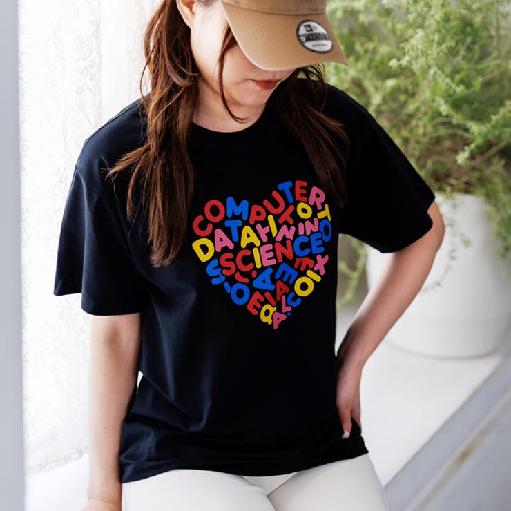 アイスシルクハートプリントTシャツ | attagirl  | 詳細画像7 