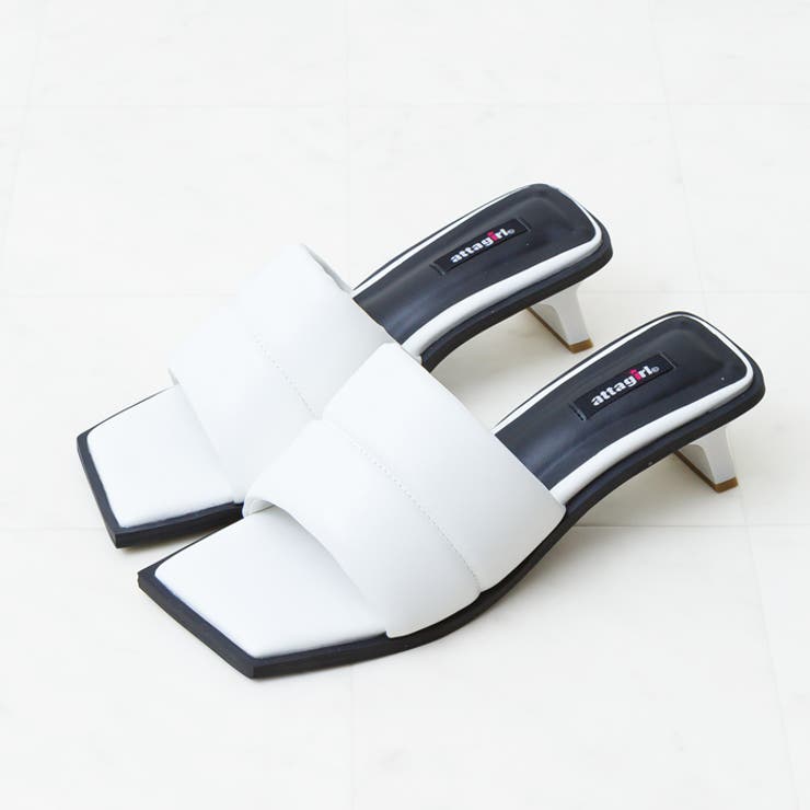 変形ヒールミュールサンダル | attagirl  | 詳細画像3 