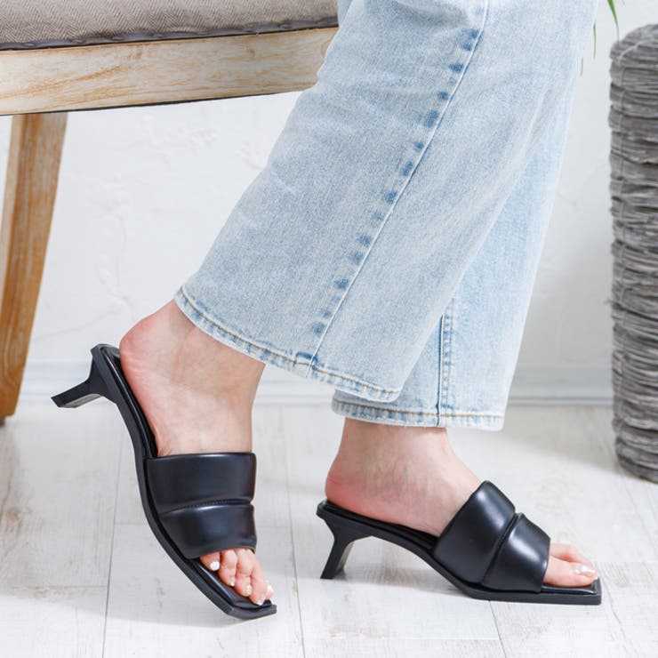 変形ヒールミュールサンダル | attagirl  | 詳細画像12 