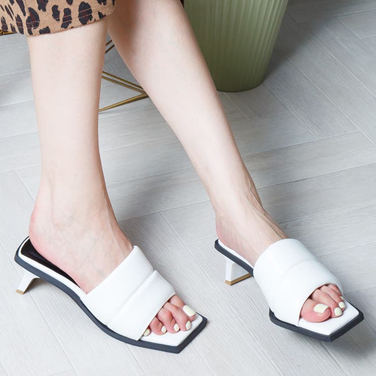 変形ヒールミュールサンダル | attagirl  | 詳細画像13 