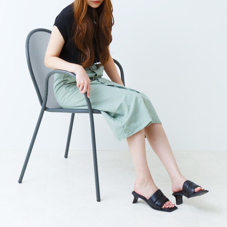 変形ヒールミュールサンダル[品番：ATAW0001190]｜attagirl