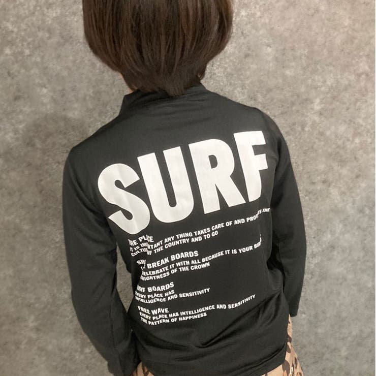キッズラッシュガード水着子供服長袖ZIPジップアッププリントロゴバックプリント海水浴水泳プールマリンスポーツリゾートジュニアカジュアルスポーティーストリート110cm120cm130cm140cm150cm160cm「933-02」