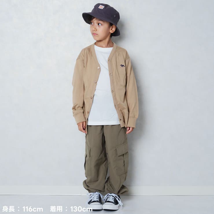 【送料無料】POLOCHAMPSポロチャンプスカーディガンキッズ子供服男の子女の子Vネックロゴ刺繍コットン綿100％羽織りライトアウターブランド冬物冬服秋物秋服ジュニア韓国子供服110cm120cm130cm140cm150cm160cm「PL44-01」