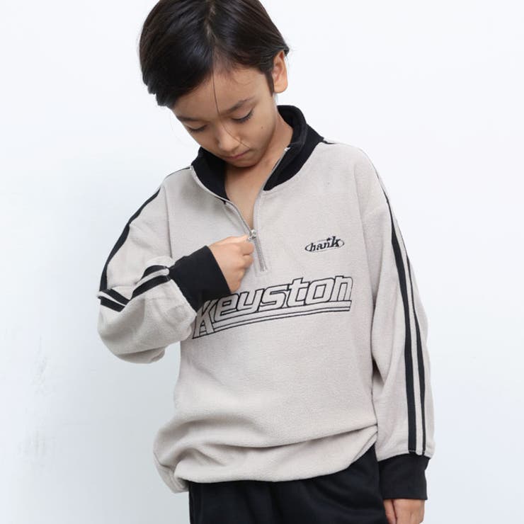 マイクロフリース ハーフジップトレーナー キッズ | NEXT WALL | 詳細画像2 