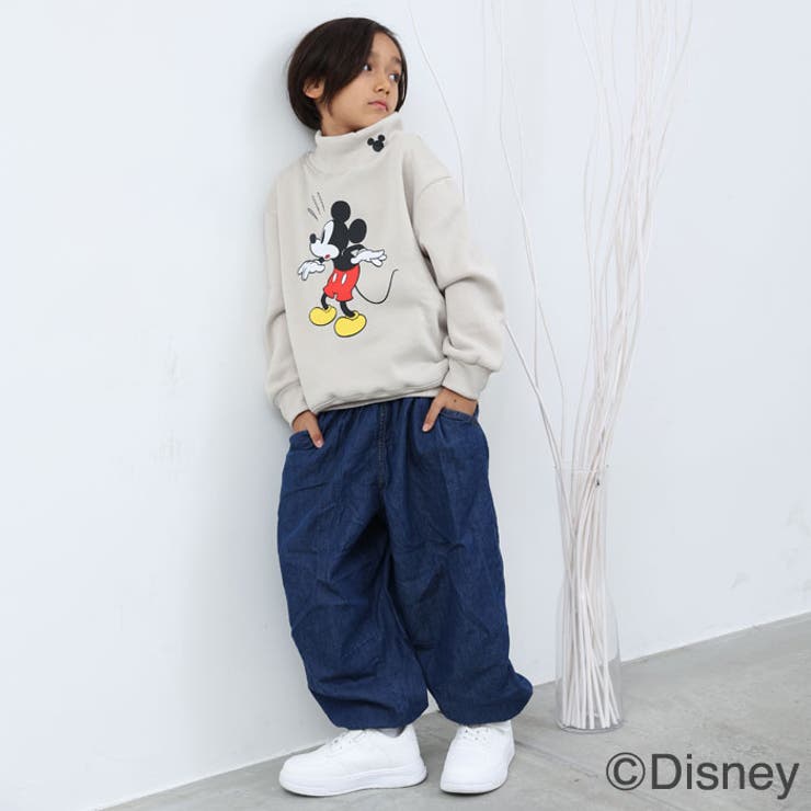 MICKEYMOUSE ハイネック裏起毛トレーナー キッズ | NEXT WALL | 詳細画像4 