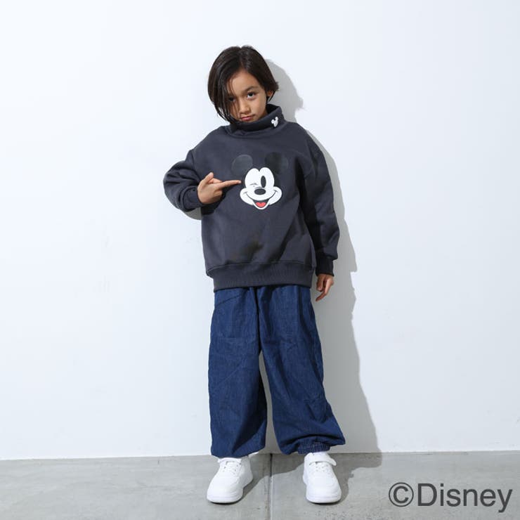 MICKEYMOUSE ハイネック裏起毛トレーナー キッズ | NEXT WALL | 詳細画像10 