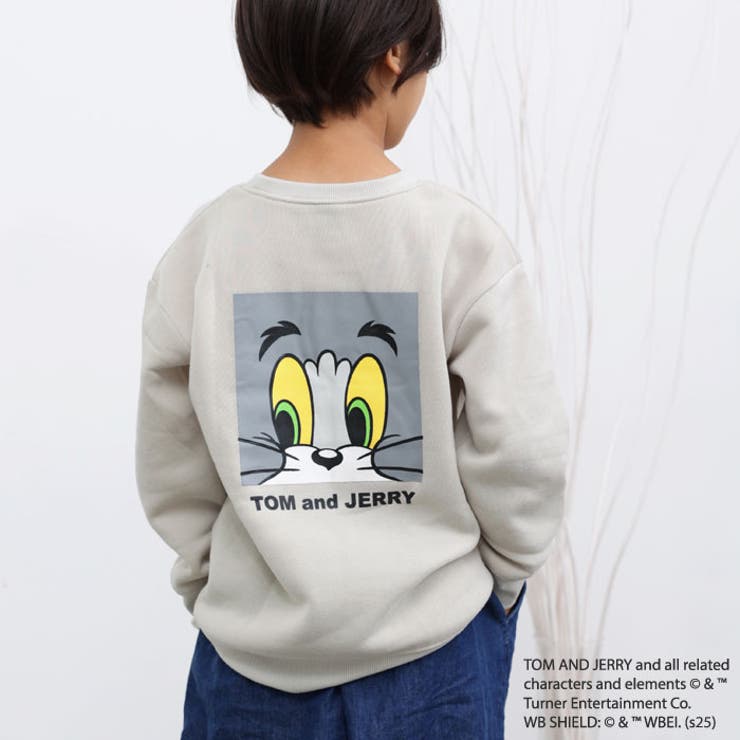 TOM&JERRY 裏起毛トレーナー キッズ | NEXT WALL | 詳細画像8 