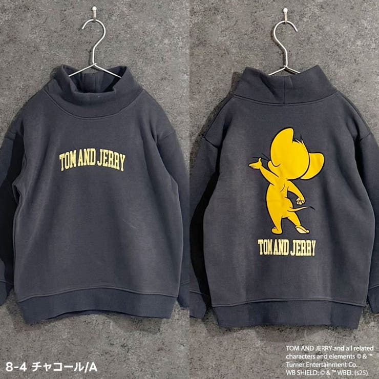 TOM&JERRY ハイネック裏起毛トレーナー トムジェリ | NEXT WALL | 詳細画像15 