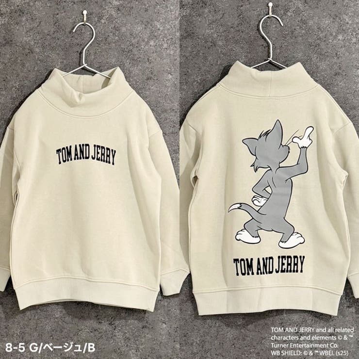 TOM&JERRY ハイネック裏起毛トレーナー トムジェリ | NEXT WALL | 詳細画像16 